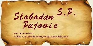 Slobodan Pujović vizit kartica